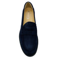Load image into Gallery viewer, Tod's Navy Blue Suede Leather Loafers / Flats