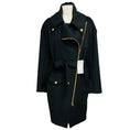 Load image into Gallery viewer, Prune Goldschmidt Black Bonnie Oversize Perfecto Coat
