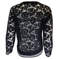 Load image into Gallery viewer, Valentino Black Long Sleeved Lace Top
