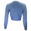 Load image into Gallery viewer, Gucci Light Blue Cropped Long Sleeved Knit Cardigan Sweater

