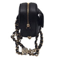 Load image into Gallery viewer, Chanel Black 2022 Quilted Lambskin Leather Mini Heart Handbag / Belt Bag