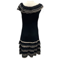 Load image into Gallery viewer, Philosphy di Alberta Ferretti Black / Beige Mohair Knit Dress