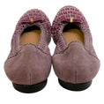 Load image into Gallery viewer, Salvatore Ferragamo Lilac Suede Flats with Ribbon Detail