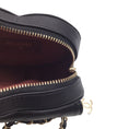 Load image into Gallery viewer, Chanel Black 2022 Quilted Lambskin Leather Mini Heart Handbag / Belt Bag