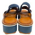Load image into Gallery viewer, Robert Clergerie Blue / Tan Platform Sandals