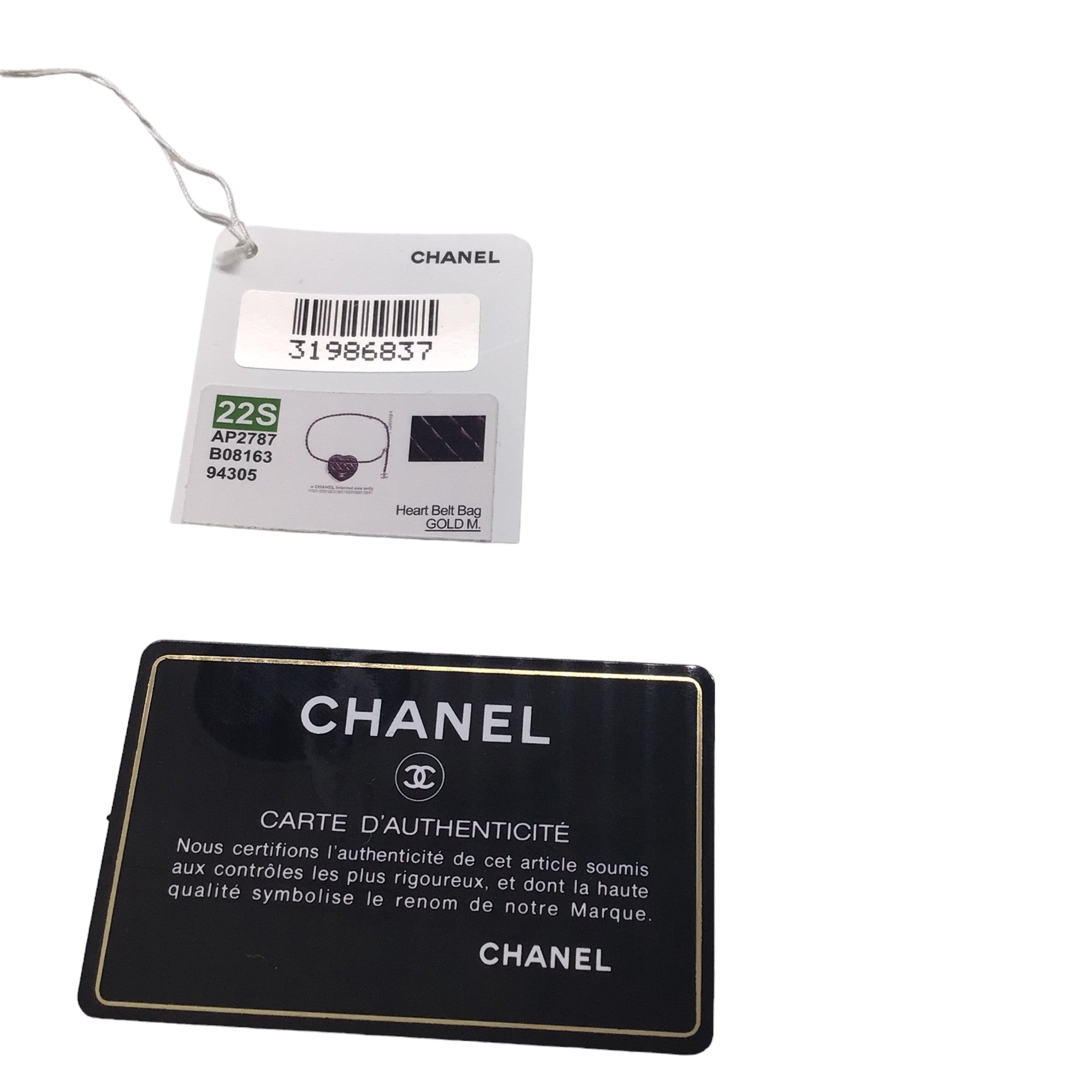 Chanel Black 2022 Quilted Lambskin Leather Mini Heart Handbag