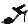 Load image into Gallery viewer, Manolo Blahnik Black Patent Leather Fairu Sandals