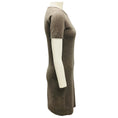 Load image into Gallery viewer, Iris Von Arnim Taupe Short Sleeved Cashmere Knit Dress