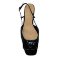Load image into Gallery viewer, Valentino Black Patent Leather VLogo Slingback Flats