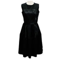 Load image into Gallery viewer, Miri Couture New York Black Sleeveless Calf Hair Cocktail Dress