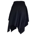 Load image into Gallery viewer, Alexandre Vauthier Black Asymmetric Hem Stretch Knit Skirt
