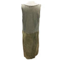 Load image into Gallery viewer, Fabiana Filippi Taupe Suede and Shimmer Knit Dress