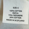Load image into Gallery viewer, Barrie White Multi Knit Patchwork Applique Short Sleeved Cotton Top
