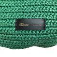 Load image into Gallery viewer, Khaite Green Raffia Medium Olivia Hobo Bag