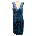 Load image into Gallery viewer, Stella McCartney 2010 Blue Denim Sleeveless Silk Cocktail Dress
