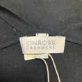 Load image into Gallery viewer, Kinross Cashmere Black Open Front Silk and Cashmere Knit Cardigan Sweater