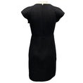 Load image into Gallery viewer, Chanel Black Cap Sleeved Shimmer Tweed Sheath Dress