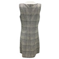 Load image into Gallery viewer, Prada Beige / Black Houndstooth Plaid Sleeveless Wool and Cashmere Dress