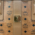 Load image into Gallery viewer, MCM Cognac Leather Reversible Liz Medium Tote Bag