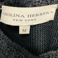 Load image into Gallery viewer, Carolina Herrera Navy Blue Sleeveless Silk and Wool Knit Sweater Top