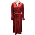 Load image into Gallery viewer, Peserico Deep Red Monili Bead Embellished Midi Dress with Tie
