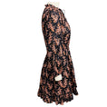 Load image into Gallery viewer, Ulla Johnson Black Multi Jet Print Brienne Floral Print Mini Dress