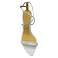 Load image into Gallery viewer, Alexandre Birman White Leather Ankle Strap Sandals