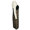 Load image into Gallery viewer, Narciso Rodriguez Black / Nude Lace Overlay Sleeveless Midi Cocktail Dress