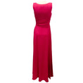 Load image into Gallery viewer, Paule Ka Fuchsia Sleeveless Crepe Gown