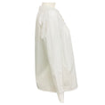 Load image into Gallery viewer, Chanel White CC Logo Pearl Button Cotton Blouse