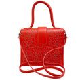 Load image into Gallery viewer, Alaia Coral Leather Studded Satchel