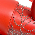 Load image into Gallery viewer, Alaia Coral Leather Studded Satchel