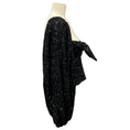 Load image into Gallery viewer, Attico Black Balloon Sleeve Sequined Blouse