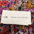 Load image into Gallery viewer, Dries Van Noten Magenta Multi Contera Floral Print Ruffled Blouse with matching scarf