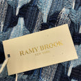 Load image into Gallery viewer, Ramy Brook Indigo Jacquard Stripe Woven Denim Blossom Jacket
