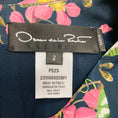 Load image into Gallery viewer, Oscar de la Renta Navy Multi Floral Printed Flared Dress