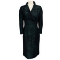 Load image into Gallery viewer, Gucci Black Long Sleeved Jacquard Midi Dress