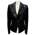 Load image into Gallery viewer, Salvatore Ferragamo Black Calf Hair Jacket
