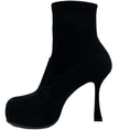 Load image into Gallery viewer, Casadei Black Suede Platform Booties