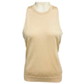 Load image into Gallery viewer, Theory Ecru Airy Sheen Sheer Knit Tank Top and V-Neck Cardigan Sweater Set