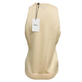 Load image into Gallery viewer, Theory Ecru Airy Sheen Sheer Knit Tank Top and V-Neck Cardigan Sweater Set