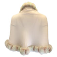 Load image into Gallery viewer, Loro Piana Light Pink Chinchilla Fur Trimmed Cashmere and Silk Scarf