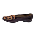 Load image into Gallery viewer, Dolce & Gabbana Brown Leopard Printed Calf Hair and Patent Leather Loafers / Flats
