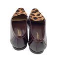 Load image into Gallery viewer, Dolce & Gabbana Brown Leopard Printed Calf Hair and Patent Leather Loafers / Flats
