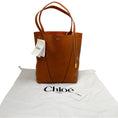 Load image into Gallery viewer, Chloe Clay Brown Spin Medium Tote Bag