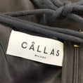 Load image into Gallery viewer, CALLAS Black Ambra Cady Cold Shoulder Halter Dress