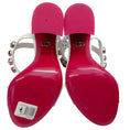 Load image into Gallery viewer, Dolce & Gabbana Pink / White Keira Heeled Sandals