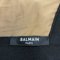 Load image into Gallery viewer, Balmain Black / Nude Monogram Mesh Tulle Bodysuit with Shoulder Pads