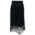Load image into Gallery viewer, Burberry Black Lace Pencil Midi Skirt