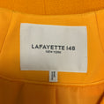 Load image into Gallery viewer, Lafayette 148 New York Golden Yellow Wool Nouveau Crepe Pocket Tailored Jacket